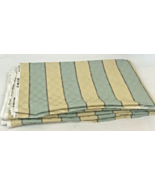 Waverly Fabric Striped Cotton Blue Solo Stripe Off White Ivory by the Yard  - €13,28 EUR