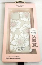 NOB Kate Spade Hard Shell Clear Case for iPhone 11 PRO - Stones/Hollyhock Floral - £9.90 GBP