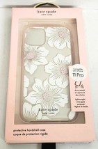 NOB Kate Spade Hard Shell Clear Case for iPhone 11 PRO - Stones/Hollyhock Floral - £9.41 GBP