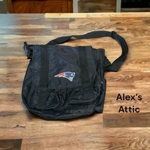 NFL New England Patriots Diaper Bag Medium Black Embroidered Logo  - $21.78