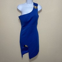 Bariano AUSTRALIA one shoulder BLUE dress SZ AUS 10 US 6 NEW - £118.30 GBP