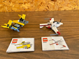 Lego Star Wars Mini 6966 6967 Micro Starfighters Complete w/ Manual Loose - £19.43 GBP