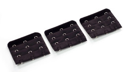 More of Me to Love 3-hook Bra Extender (3-Pack, Black) - Comfort is sexy! - $10.11 CAD