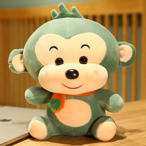 Monkey Plush Toys Soft Stuffed Animals Crossing Scarf Monkey Cute Doll Home Deco - £17.71 GBP