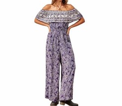 Savanna Jane paisley embroidered jumpsuit size L - $34.09 CAD