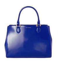 Lulu Guinness Blue Leather Bag Complete With Dustbag - Rare - £243.58 GBP