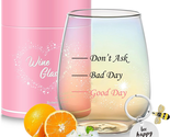 Birthday Gifts for Women Personalised Wine Glasses Funny Best Friend Chr... - $24.68
