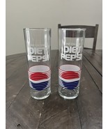 Vintage One Calorie Diet Pepsi Tall Drinking Glass  Tumbler Tom Collins ... - $25.01 CAD