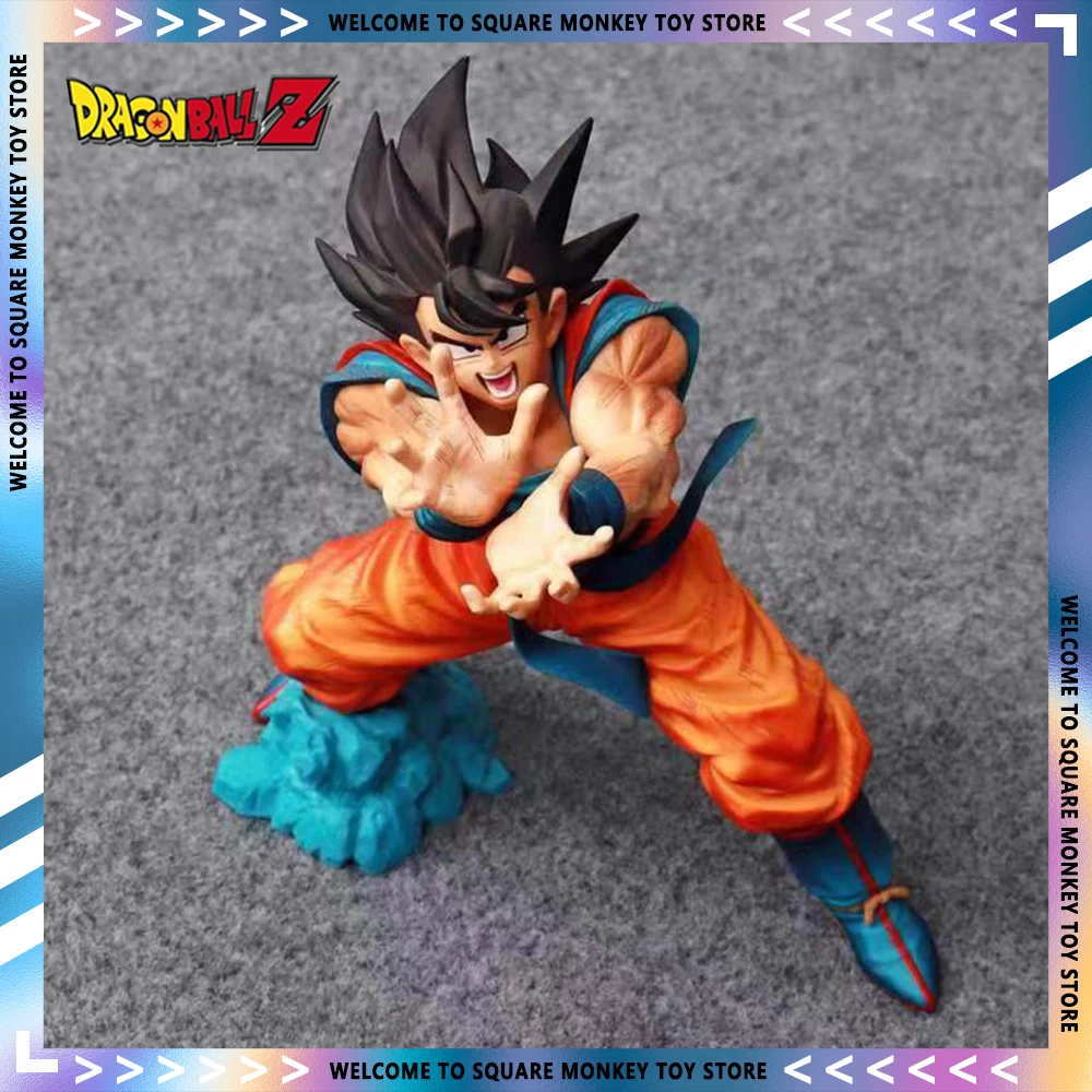 18cm Dragon Ball Z Goku Figure Super Saiyan Kamehameha Goku Anime