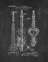 Nozzle Pipe for Use With Aerial Ladders Patent Print - Chalkboard - £5.94 GBP+