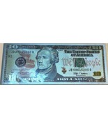 $10 Bill Fridge Magnet Silver Foil Magnet Money Magnetic Fake Money That... - $92.12 MXN