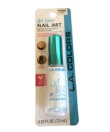 L.A. Colors Art Deco Nail Art Polish WHITE C69066 New Precision Point Brush - $7.13