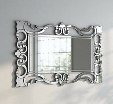 NEW Horchow Venetian Style XL Ornate Mirror Buffet Vanity Modern Chic Fa... - $597.37
