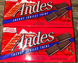 Andes ~ Cherry Jubilee Thins Candy 4.67 oz Each,  56 Pieces ~ 12/2025 - £13.84 GBP