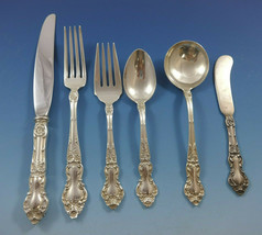 Meadow Rose by Wallace Sterling Silver Flatware Set Service 45 Pieces - £1,918.88 GBP