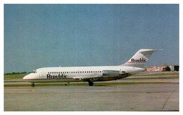 Republic Airlines McDonnell Douglas DC 9 15 at St Louis Airplane Postcard  - £3.85 GBP