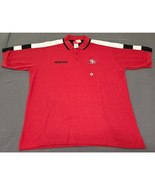 Vintage NFL San Francisco 49ers Red Polo Shirt Size XL NWT Press Box - $41.02 CAD