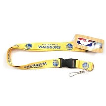 Golden State Warriors Lanyard TC Detachable Keychain Yellow NBA Official... - $7.85