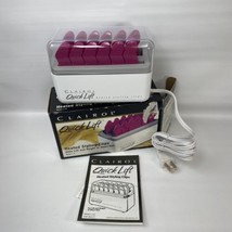 Clairol L-12 Quick Lift Heated Styling Clips - Pink New Open Box Vintage... - $51.43