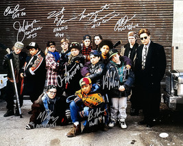 Die Mighty Ducks Multi Signiert 16x20 Cast Foto 9 Signatures JSA - £114.30 GBP