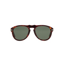 Persol PO0649 Aviator Sunglasses, Havana/Green, 52 mm - £284.69 GBP
