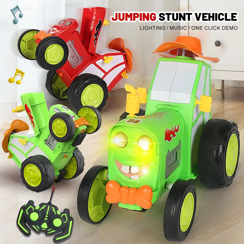 Rc Car Wireless Remote Control Toy One Click Performance Crazy Dance Stunt Car - £35.01 GBP+
