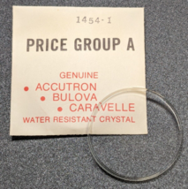 Genuine NEW Bulova Caravelle Watch Crystal Part# 1454-1 - $16.82