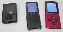 Lot of 3 Digital Media Players - Eclipse, Philips, Ruizu - $26.59