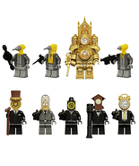 9Pc Skibidi Toilet Minifigure Titan Clock Man Bell Man Wall Clock Man Mi... - $27.39