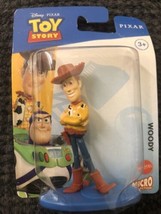 Toy Story Woody Sheriff Mini Action Figure Disney Pixar Mattel Micro Collection - £9.21 GBP