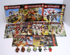 LEGO Exo Force Instruction Manual and Minifigure Lot 7705, 7706, 8101, 8... - $39.95