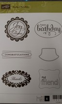 Stampin Up Perfect Punches Stamp Set - £10.61 GBP