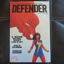Comic Book Legal Defense Fund Defender Vol. 2 Issue 1 Spring 2017 Ms. Marvel - $9.49