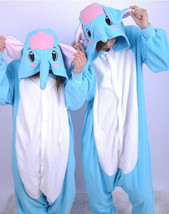 Elephant Unisex Adult &amp; kids Pajamas Kigurumi Cosplay Costume Animal Sle... - £19.54 GBP