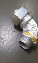 HUBBELL OR RACO 1/2&quot; 90 DEG LIQUID TIGHT; LOT OF 5 - $24.95