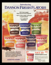 1988 Dannon Fresh Flavors Lowfat Yogurt Circular Coupon Advertisement - £15.15 GBP