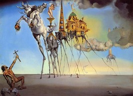 Salvador Dali Reproduction Canvas, The Temptation of St. Anthony, Stretched - £47.82 GBP