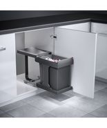 Kitchen Inventions Hailo Solo 20L Manual Low Height Pullout Trash Can Sy... - $3,233.72 MXN