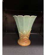 Vintage Weller Floral Leaf Vase - $926.71 MXN