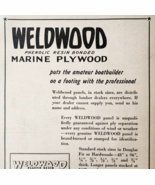 1941 Weldwood Marine Plywood Advertisement Vintage Boat Building Supply ... - $27.40 CAD