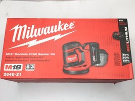 Milwaukee Electric Tools 2648-21 M18 Random Orbit Sander Kit (FREE SHIPP... - £140.45 GBP
