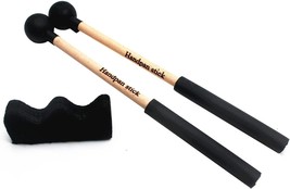 Tuoren 1 Pair Tongue Drum Mallets With Bracket Handpan Drum Sticks, Type A - £23.69 GBP