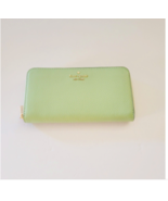 Kate Spade Leila Large Continental Wallet Pebble Leather Beach Glass Gre... - £77.44 GBP