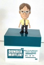 THE OFFICE Dwight Schrute Figure Dunder Mifflin Paper Box 5 Inches Tall  - $17.99