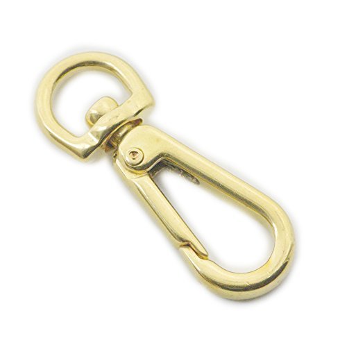 Bluemoona 1 PC - Brass Trigger Snap Swivel Clip Hardware Hook Purse Handbag 11mm