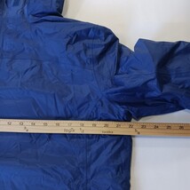 LL Bean #293745 Misses Size M Reg Blue Hoodie Full Zip Nylon Jacket Pockets  image 5
