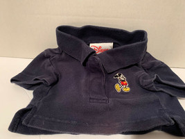 Vintage Disney Mickey Mouse Navy Polo Size XS Dog Short Sleeve Shirt - £4.78 GBP