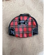 Vintage Mattel 1960 Barbie #975 Winter  Red Black Plaid Tote Bag VGC - $13.42 CAD