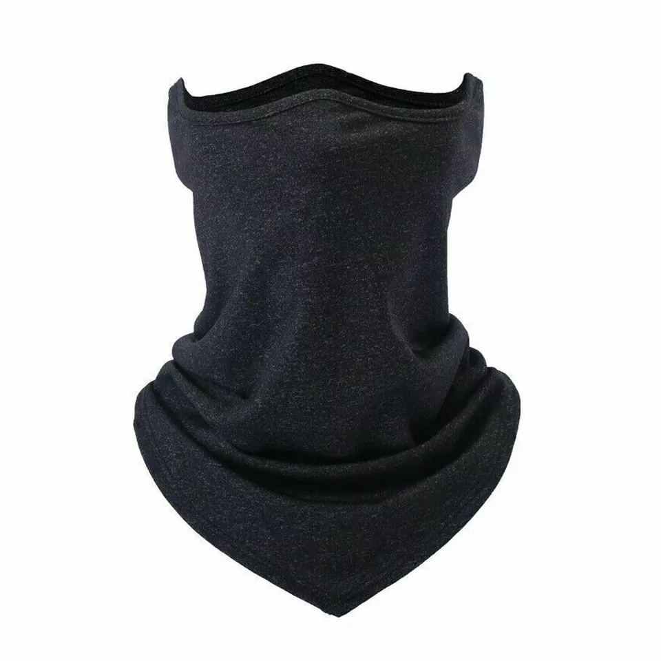 Neck Gaiter Bandana Face Mask Cooler  Cooling Gator Head Shield Black - £5.28 GBP