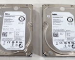 LOT OF 2 Dell 3TB Constellation 3.5&quot; SAS Hard Drive ST3000NM0023 - £20.83 GBP
